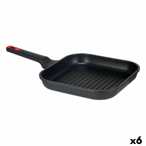Padella griglia strisce Kinvara 77781 77781 Nero Alluminio Bachelite Alluminio fuso 28 x 28 cm