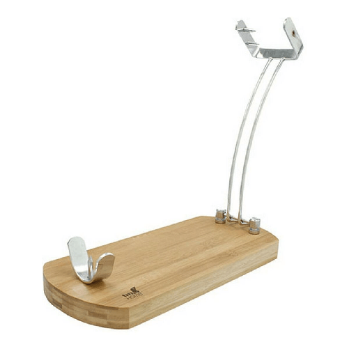 TM Home Porta Prosciutto Pieghevole Bambù (37,5 x 16,5 cm)