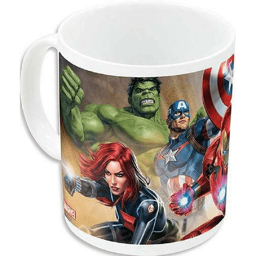 The Avengers Tazza Mug The Avengers Infinity Bianco Ceramica Rosso (350 ml)