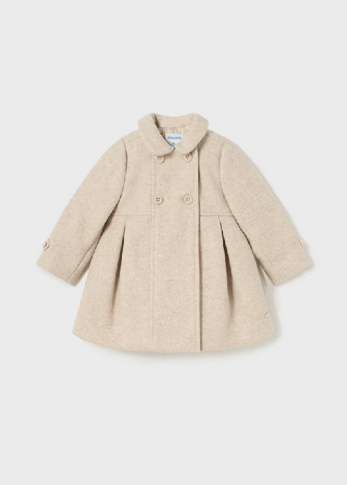 MAYORAL CAPPOTTO CAPPOTTI NEONATA MAYORAL 2417 17 BEIGE ORIGINALE AI 2024 Colore Beige,Taglia 18 mesi