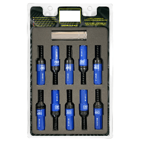 OMP Kit di viti OMP OMPS09981407 28 mm Azzurro M14 x 1,50