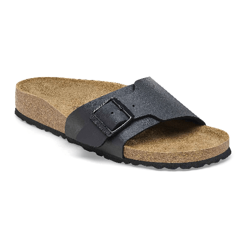 BIRKENSTOCK SCARPE SANDALI DONNA BIRKENSTOCK CATALINA 1026473 PELLE BLU ORIGINALE PE 2024 Colore Nero,Taglia 37