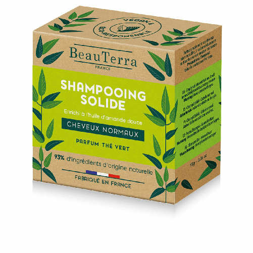 Shampoo Solido Beauterra 75 g Tè Verde