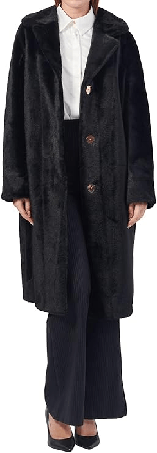 CAPPOTTO CAPPOTTI ECO MONTONE DONNA YES ZEE O027 KV00 NERO ORIGINALE AI 2025 L Nero CAPPOTTO CAPPOTTI ECO MONTONE DONNA YES ZEE O027 KV00 NERO ORIGINA