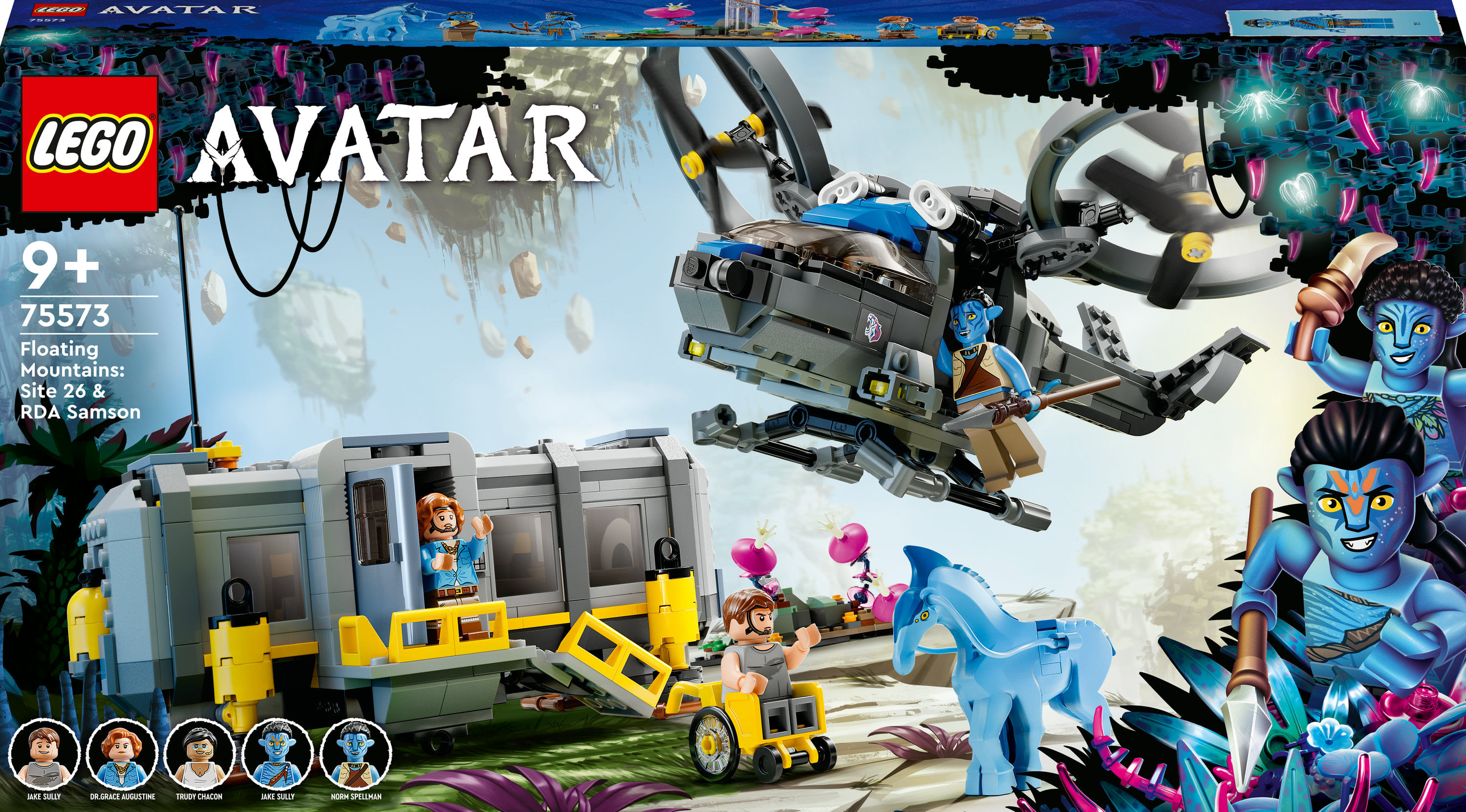 LEGO Avatar 75573 Montagne fluttuanti: Sito 26 e Samson RDA LEGO Avatar Montagne fluttuanti: Sito 26 e Samson RDA