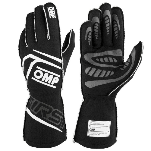 OMP Guanti OMP FIRST Nero S FIA 8856-2018