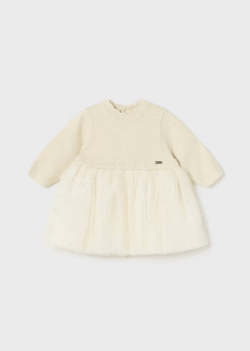 MAYORAL ABITO VESTITO ABITI NEONATA MAYORAL 2858 47 BEIGE ORIGINALE AI 2024 Taglia 4 / 6 mesi,Colore Beige