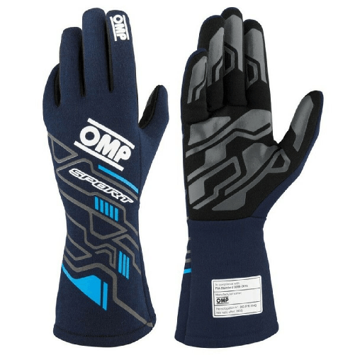 OMP Guanti Karting OMP MY2025 Azzurro Blu Marino FIA 8856-2018