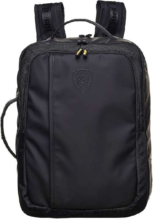 BLAUER BORSA ZAINI ZAINO UOMO BLAUER F4AXEL01 AXEL 02 ECO PELLE NERO ORIGINALE AI 2025 Colore Nero,Taglia Unica