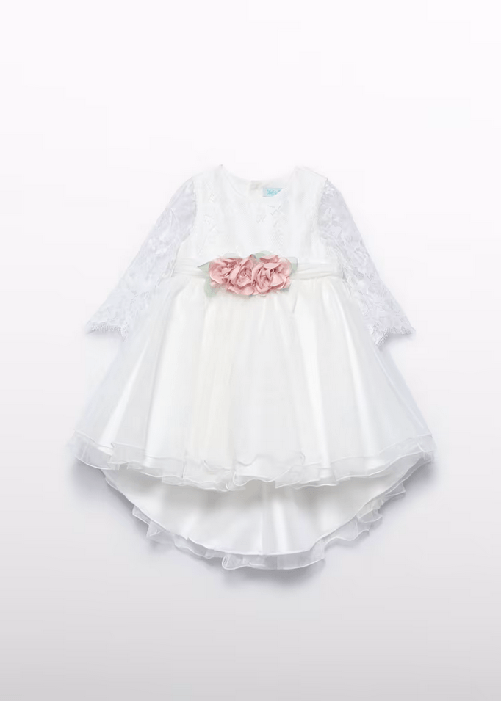 ABEL & LULA by MAYORAL ABITO VESTITO CERIMONIA NEONATA ABEL E LULA 5509 05509 1 BIANCO ORIGINAL AI 2025 Taglia 12 mesi,Colore Bianco