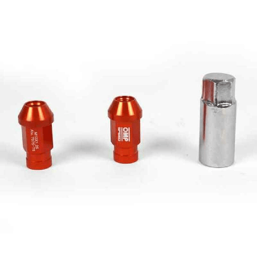 OMP Set Dadi OMP 7075 40 mm M14 x 1,50 20 uds Arancio