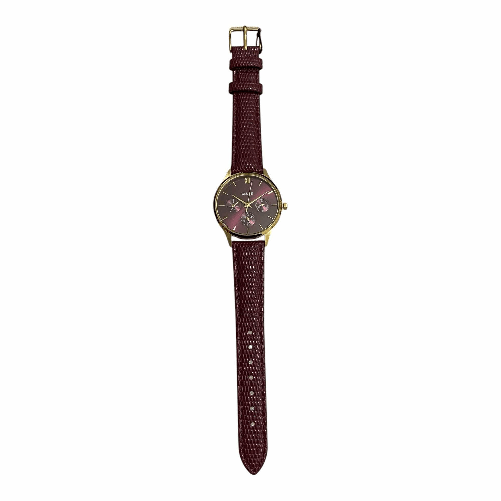 CLUSE OROLOGIO ANALOGICO DONNA CLUSE CW10706 34 PELLE ROSSO ORIGINALE AI 2025 Taglia Unica,Colore Rosso