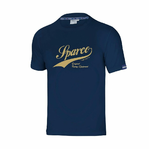 Sparco Maglia a Maniche Corte Uomo Sparco Vintage Blu Marino S