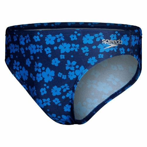 Speedo Costume da Bagno Uomo Speedo Allover Brief Azzurro