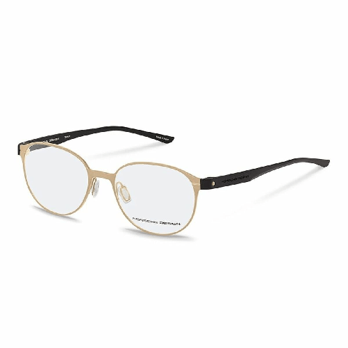 Porsche Montatura per Occhiali Unisex Porsche P8345-C-5018 Dorato Ø 50 mm
