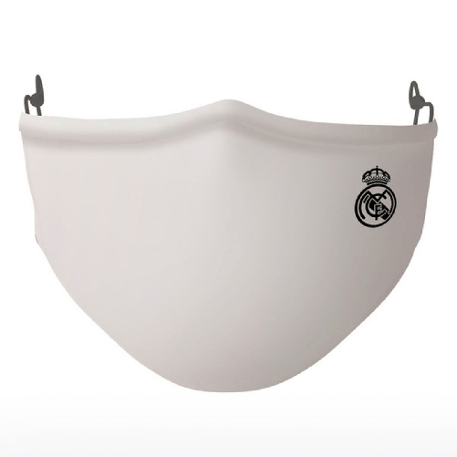 Real Madrid C.F. Mascherina Igienica in Stoffa Riutilizzabile Real Madrid C.F. SF430915 Bianco