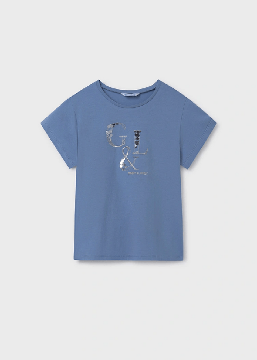 MAYORAL MAGLIA T SHIRT MAGLIE RAGAZZA MAYORAL 854 00854 COTONE 77 BLU ORIGINALE PE 2025 Taglia 12 anni,Colore Blu