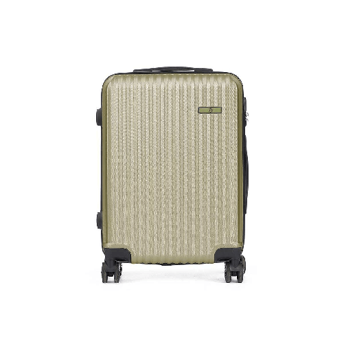 BigBuy Home Bagaglio a Mano Verde 38 x 57 x 23 cm Righe