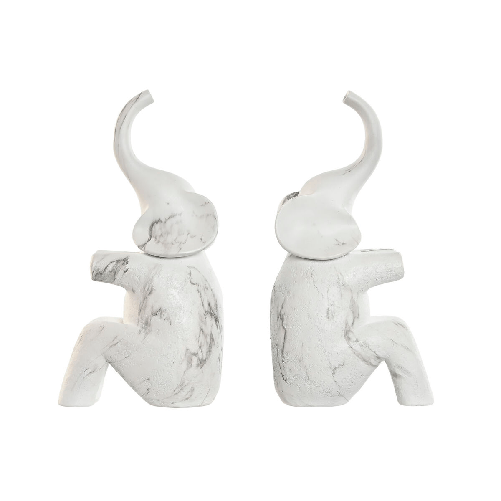 Home ESPRIT Fermalibri Home ESPRIT Resina Elefante 14,5 x 9 x 29,5 cm
