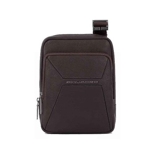 PIQUADRO BORSA BORSELLO TRACOLLA UOMO PIQUADRO CA3084W118 PELLE MORO ORIGINALE AI 2024 Colore Marrone,Taglia Unica