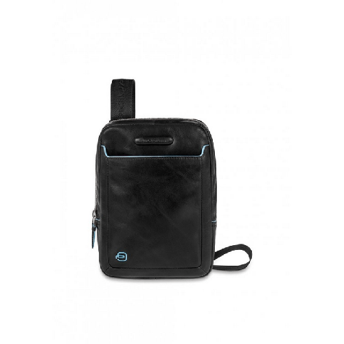 PIQUADRO BORSA BORSELLO TRACOLLA UOMO PIQUADRO CA3084B2 PELLE NERO ORIGINALE AI 2024 Colore Nero,Taglia Unica