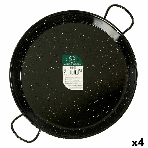 Padella La Dehesa Nero Acciaio Smaltato Ø 60 cm (4 Unità)