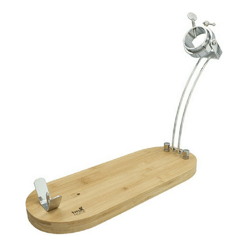 TM Home Porta Prosciutto Pieghevole Bambù (48 x 18,5 cm)