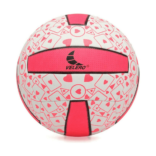 BigBuy Sport Pallone da Pallavolo 220 - 230 gr 20 - 23 cm Rosa PVC
