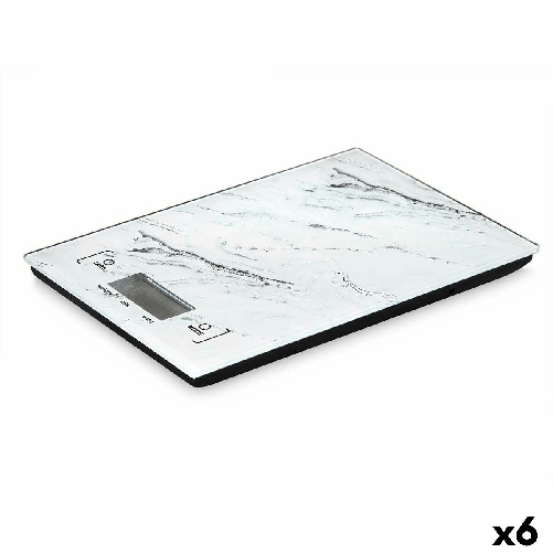 Kinvara bilancia da cucina Kinvara EKS-022 5KG Bianco 5 kg Marmo (6 Unità)