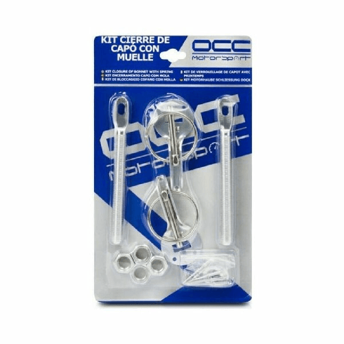 OCC Motorsport Chiusura cofano Argentato Bacino