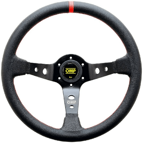 Volante Racing OMP OD/1956/NR Ø 35 cm Nero/Rosso Rosso/Nero