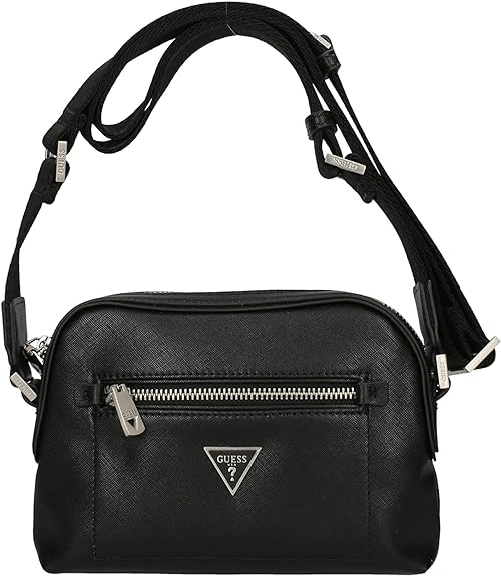 GUESS BORSA TRACOLLE BORSE BORSELLO UOMO GUESS HMCERTP2228 NERO ORIGINALE PE Colore Nero,Taglia Unica