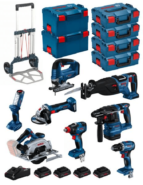 Bosch professional bosch kit bk803.. 8435587928430 Bosch professional bosch kit bk803 (gst18v-125b+gks18v-57-2+gdx18v-200+gbh18v-22+gsa18v-28+gli18v-3