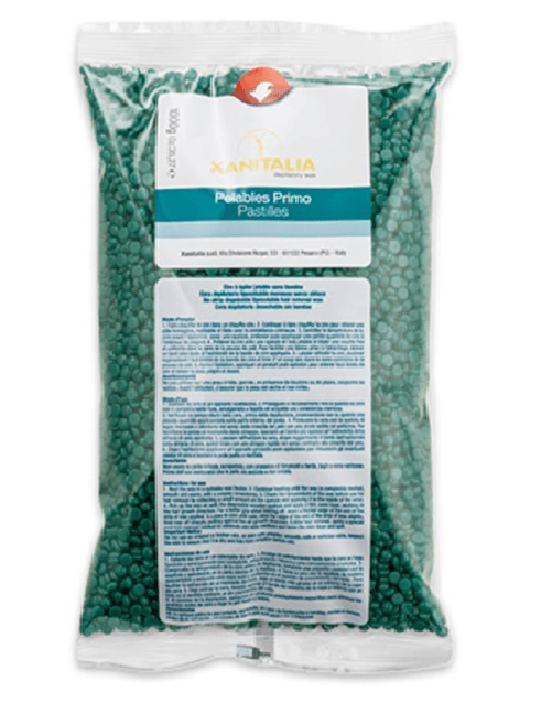 Xanitalia - Cera depilatoria brasiliana in gocce Clorofilla 1Kg