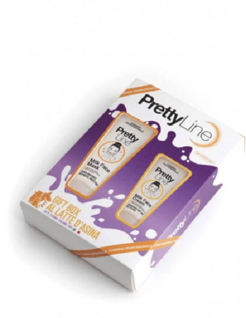 Pretty Line Gift Box viso al latte d'asina