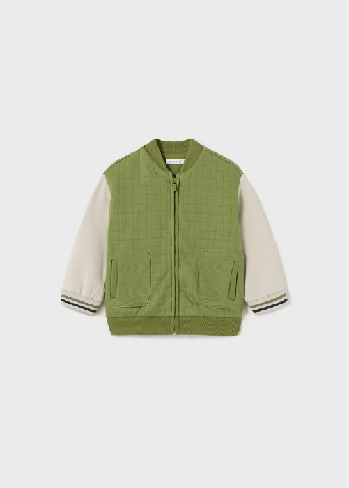 MAYORAL GIUBBOTTO FELPA NEONATO MAYORAL 2444 COTONE 38 VERDE ORIGINALE AI 2024 Colore Verde,Taglia 9 mesi