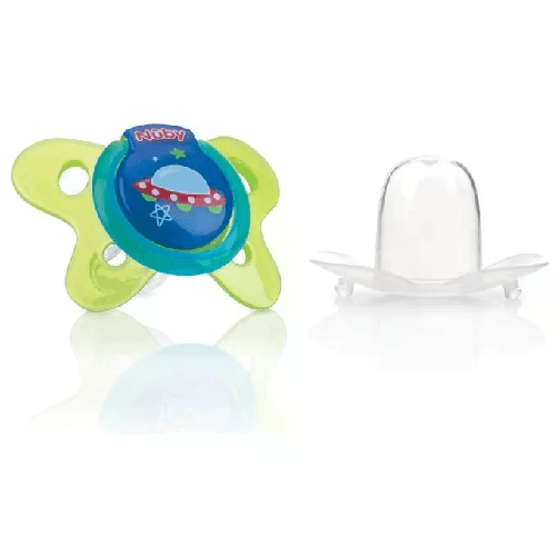 Nuby ID5857SFS ciuccio per bambino Ciuccio classico Multicolore