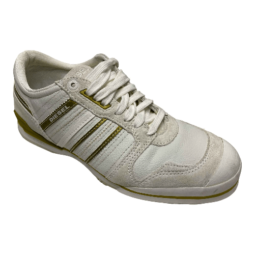 SCARPE SNEAKERS CASUAL UOMO DIESEL ZEUS 00Y361 PR147 H0693 PELLE BIANCO ORIGINAL 41 Bianco SCARPE SNEAKERS CASUAL UOMO DIESEL ZEUS 00Y361 PR147 H0693