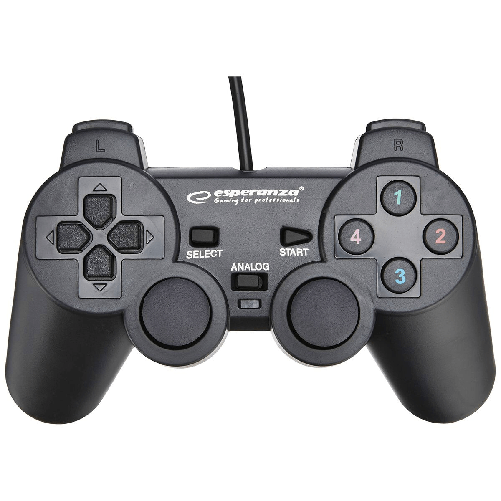 Esperanza Controller Gaming Esperanza EG102 USB 2.0 Nero PC PlayStation 3