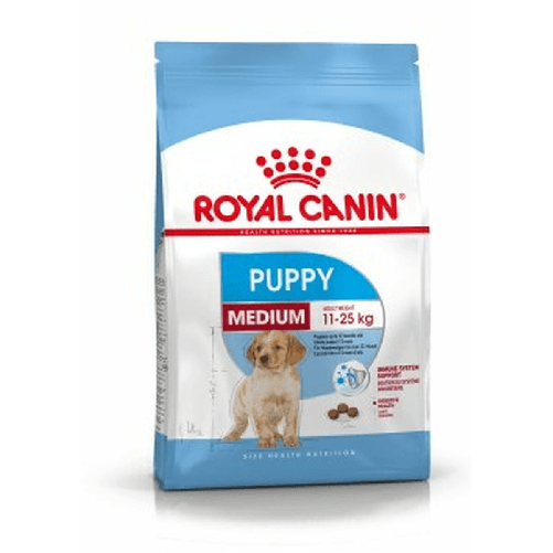 Royal Canin mangime Royal Canin Medium Puppy Cucciolo/Junior Pollo Mais Uccelli 4 Kg