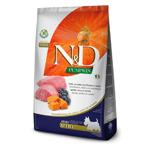 Farmina mangime Farmina N&D Adulto Mirtillo Agnello Zucca 2,5 kg