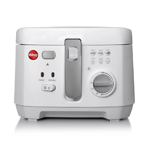 Eldom Friggitrice ad Aria Eldom FREET Bianco Grigio 1800 W 2,5 L