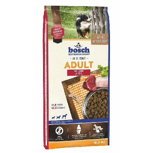 BOSCH mangime BOSCH Adulto Agnello Riso 15 kg