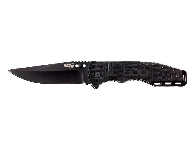 SOG FF11-CP coltello tattico da combattimento Coltello a serramanico Sog Sog SALUTE BLACK FF11-CP