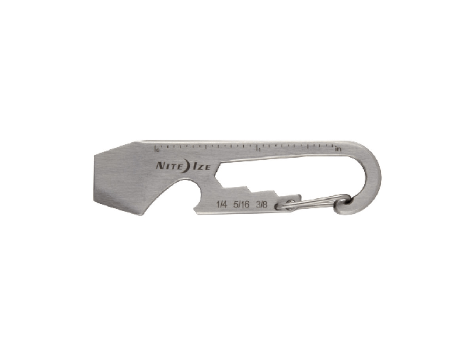Niteize Nite Ize DoohicKey Portachiavi a moschettone Acciaio inox Niteize Niteize DOOHICKEY KEY TOOL Stainless KMT-11-R3