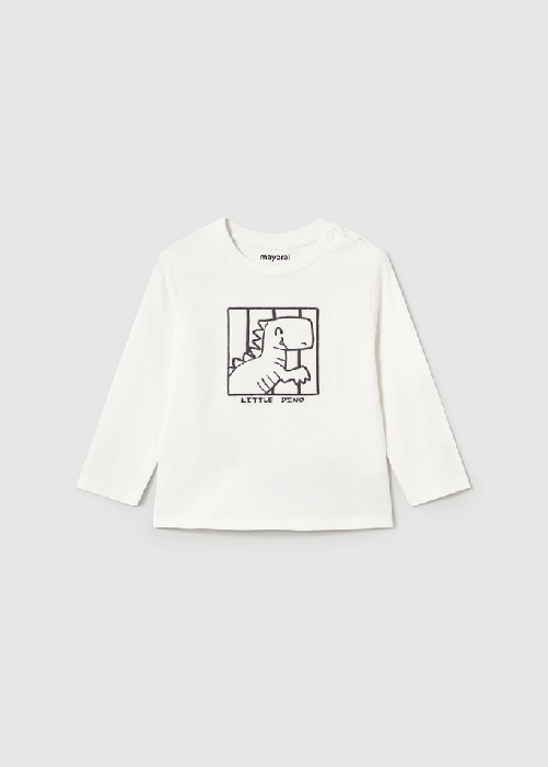 MAYORAL MAGLIA T SHIRT MAGLIE NEONATO MAYORAL 1068 01068 64 BIANCO ORIGINALE PE 2025 Taglia 18 mesi,Colore Bianco