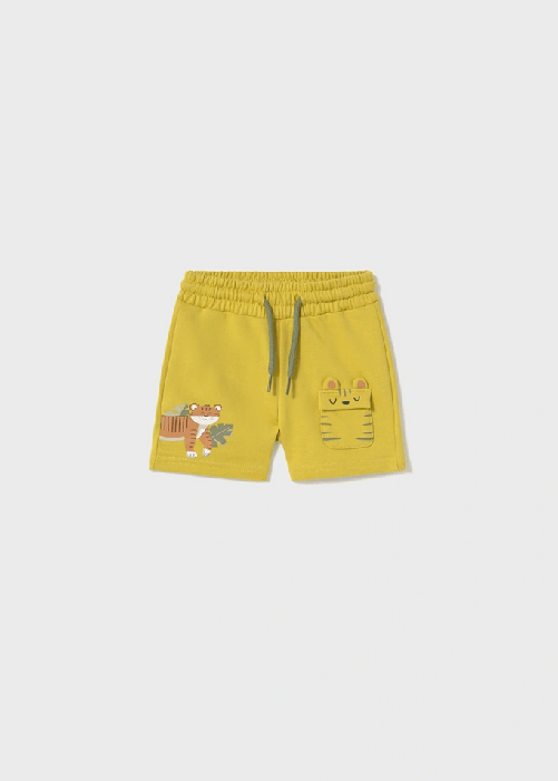 MAYORAL BERMUDA SHORT NEONATO MAYORAL 1242 01242 COTONE 10 ORO ORIGINALE PE 2025 Colore Oro,Taglia 24 mesi