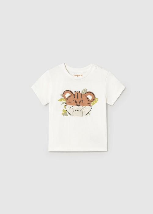 MAYORAL MAGLIA T SHIRT MAGLIE NEONATO MAYORAL1055 01055 COTONE 19 BIANCO ORIGINAL PE2025 Taglia 12 mesi,Colore Bianco
