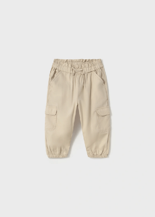 PANTALONE CARGO PANTALONI NEONATA MAYORAL 1571 01571 15 BEIGE ORIGINALE PE 2025 12 mesi Beige PANTALONE CARGO PANTALONI NEONATA MAYORAL 1571 01571 15
