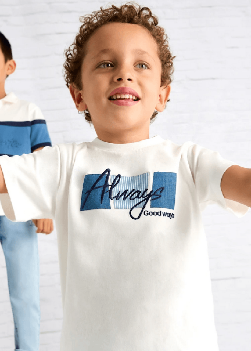 MAYORAL MAGLIA T SHIRT MAGLIE BAMBINO MAYORAL 3025 03025 COTONE 94 BIANCO ORIGINALPE2025 Taglia 5 anni,Colore Bianco